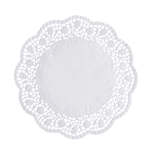 80000 Tortenspitzen rund Ø 28 cm weiss