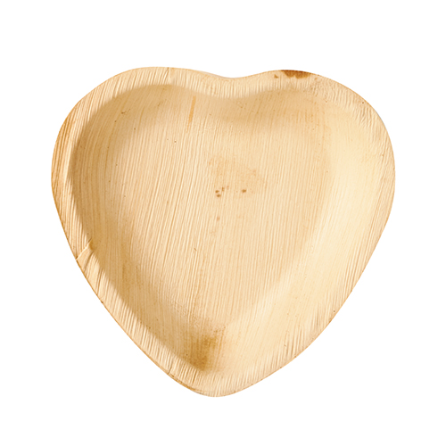 4200 Teller, Palmblatt "pure" 15,5 cm x 3 cm "Herz"