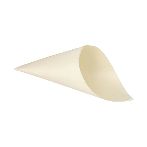 12000 Fingerfood - Spitztüten, Holz "pure" Ø 12,5 cm · 24 cm