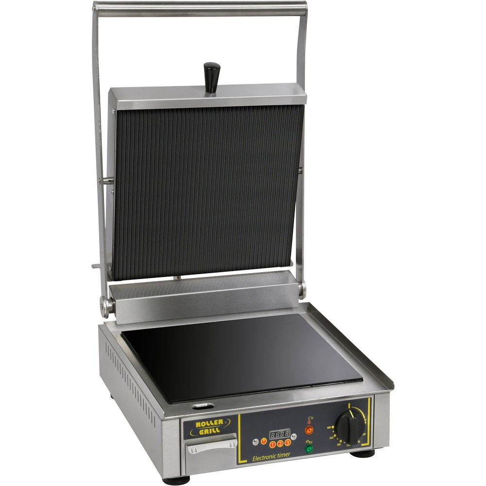 ROLLER GRILL Glaskeramik-Kontaktgrill, 390x600x260 mm (BxTxH), 3 kW