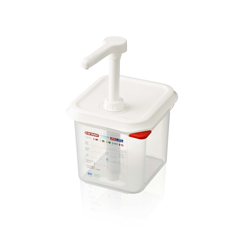 Araven Saucenspender/Pumpspender GN 1/6, Inhalt 2,6 L