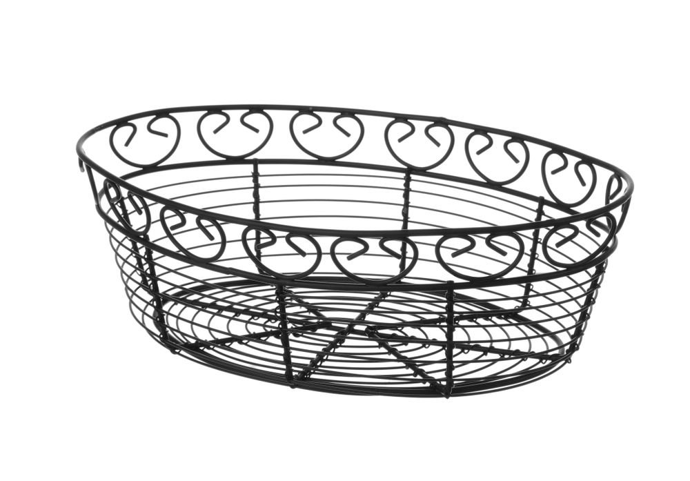Drahtkorb Deco, oval, HENDI, 255x160x(H)80mm