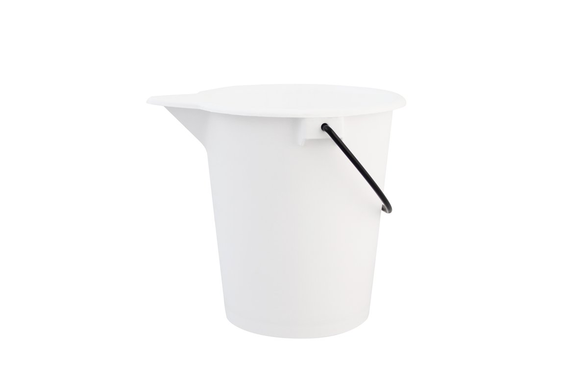 Eimer 10 Liter, LDPE, weiß