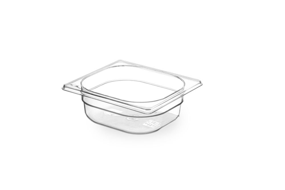 Gastronorm-Behälter 1/6, HENDI, GN 1/6, 1L, Transparent, 176x162x(H)65mm Gastronorm-Behälter 1/6, HENDI, GN 1/6, 1L, Transparent, 176x162x(H)65mm
