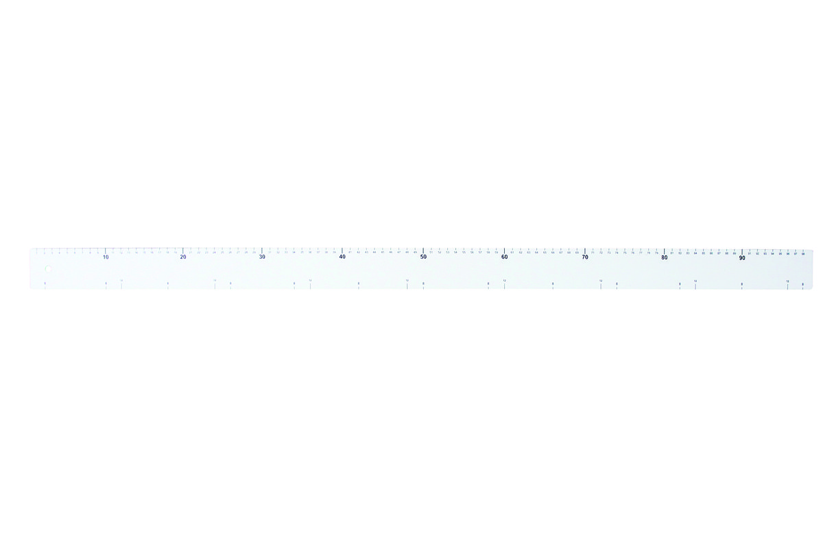Backlineal, 980 x 50 x 2 mm, flexibel