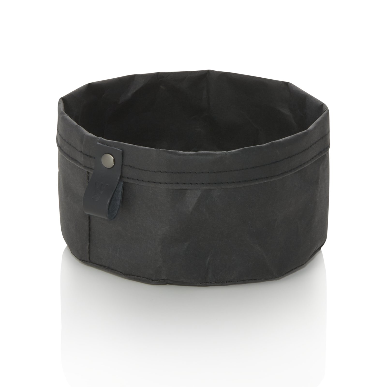 Brottasche CRAFT & CRUMBLE, Ø 17 cm, Höhe 11 cm, schwarz, Kraft Paper Brottasche CRAFT & CRUMBLE, Ø 17 cm, Höhe 11 cm, schwarz, Kraft Paper