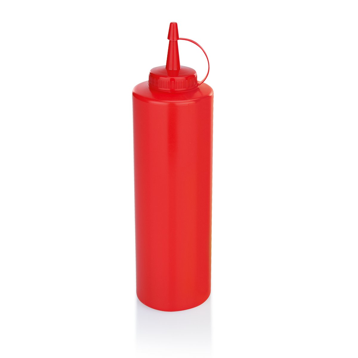 Quetschflasche 700 ml, Ø 7 cm, rot