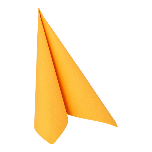 250 Servietten "ROYAL Collection" 1/4-Falz 40 cm x 40 cm orange
