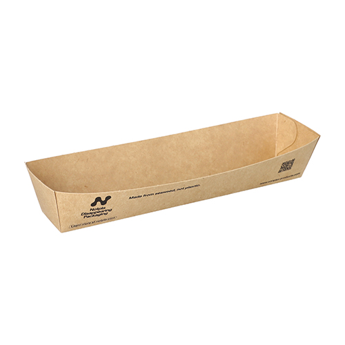 11520 Snacktrays, Pappe "NOTPLA" 3,5 cm x 3,3 cm x 18,5 cm braun