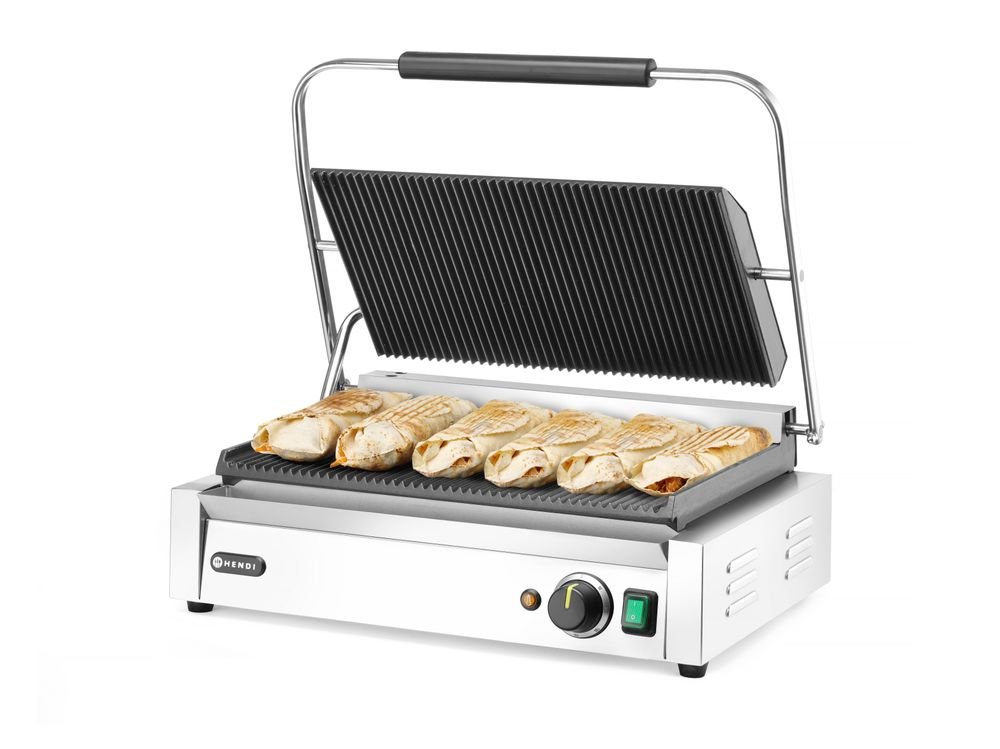 Kontakt-Grill Panini XL, HENDI, 230V/2700W, 548x464x(H)231mm Kontakt-Grill Panini XL, HENDI, 230V/2700W, 548x464x(H)231mm