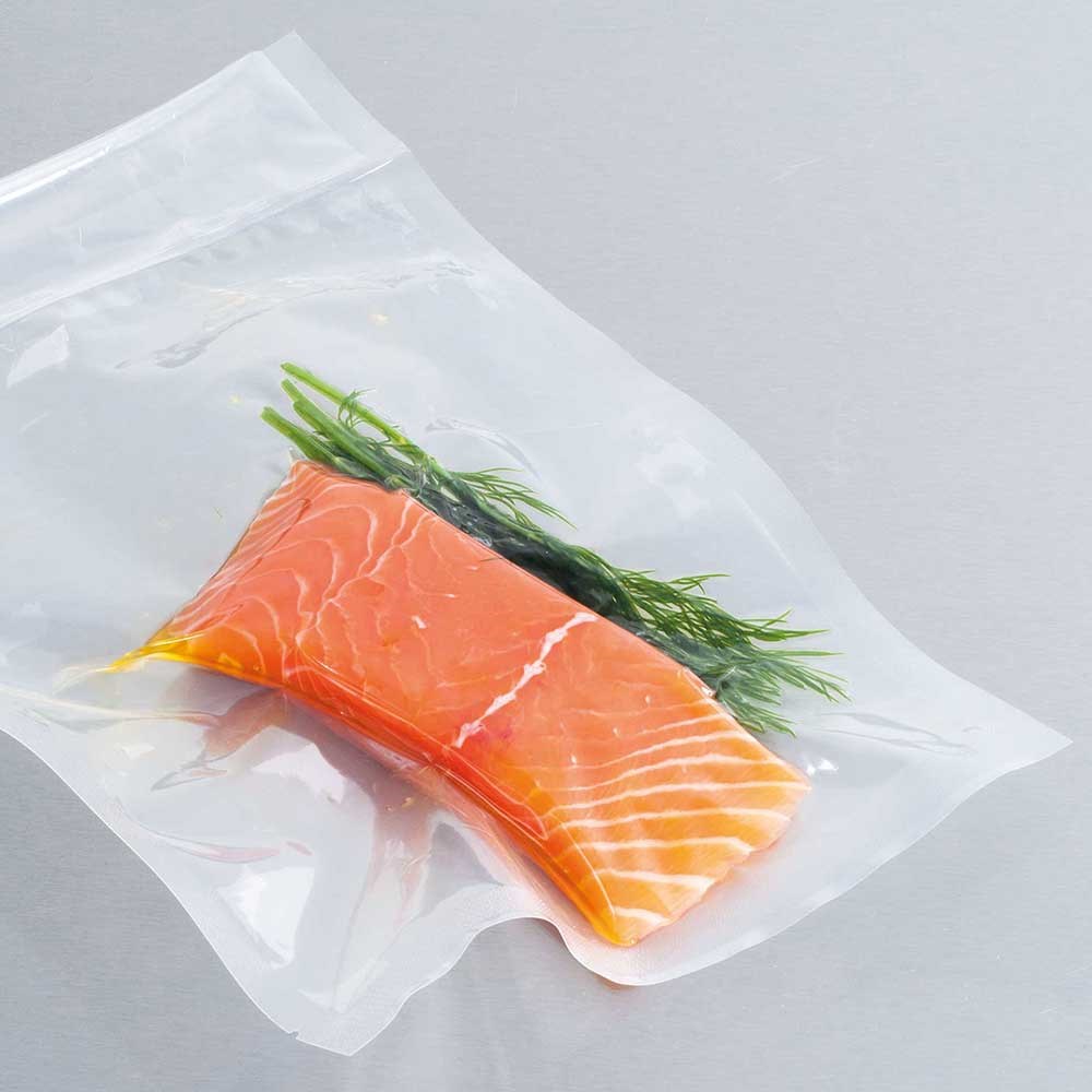 Vakuumbeutel glatt, temperaturbeständig bis 120 °C, 150 x 250 mm (BxT) Vakuumbeutel glatt, temperaturbeständig bis 120 °C, 150 x 250 mm (BxT)