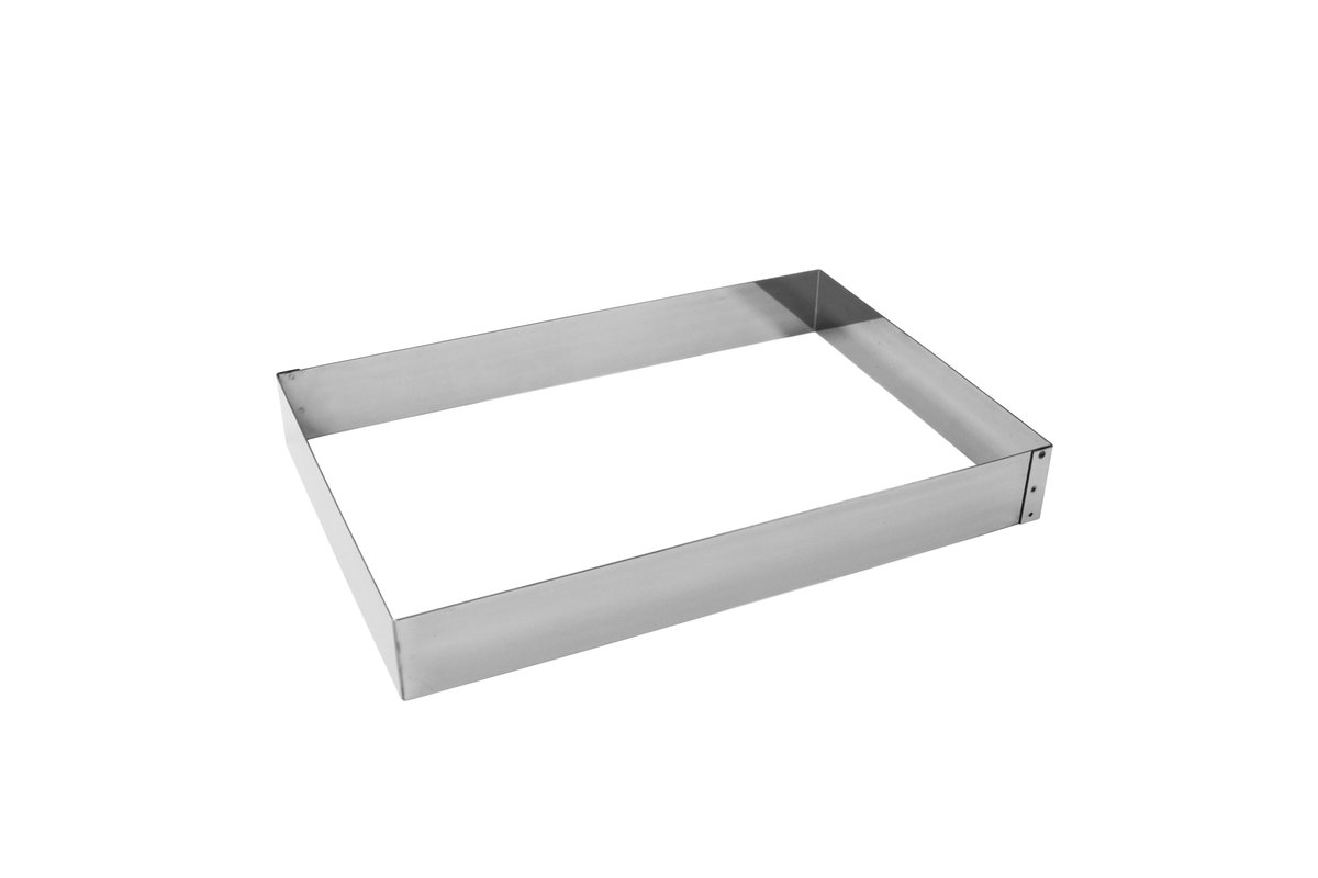 Schnitten- /Backrahmen "Rechteck" 260 mm, Höhe 50 mm