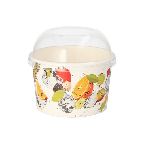 50 Deckel für Eisbecher PLA rund Ø 9,6 cm · 3,5 cm 10500 Deckel für Eisbecher PLA rund Ø 9,6 cm · 3,5 cm