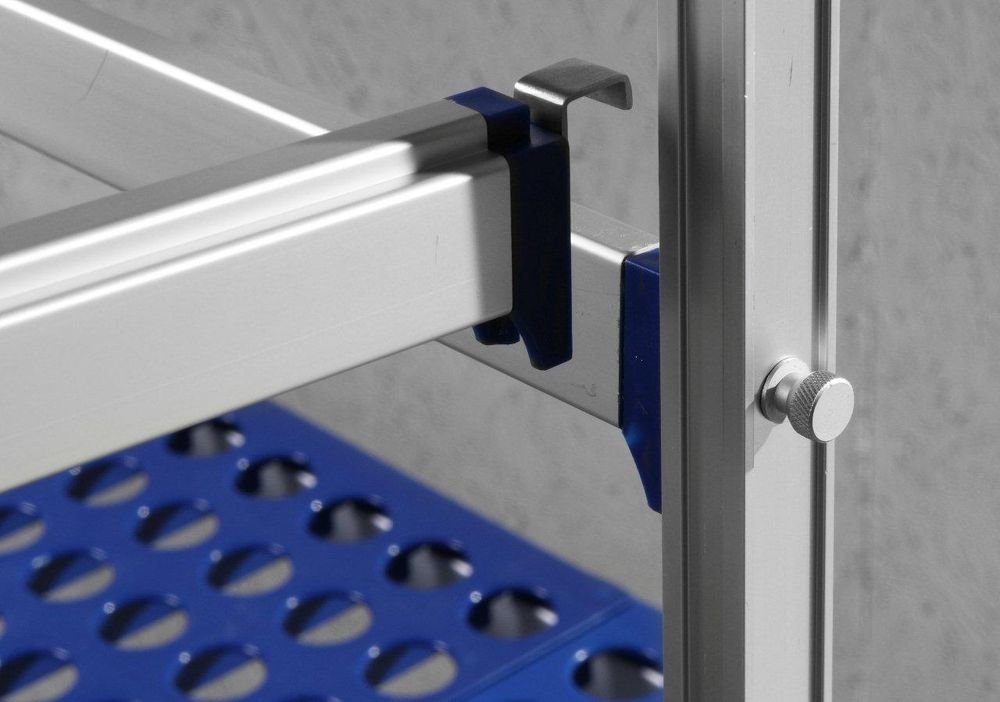 Verlängerungshaken für Aluminium-Lagerregale, HENDI, 15x42x(H)42mm