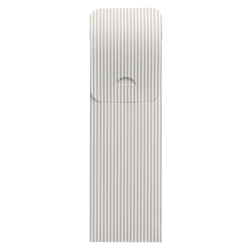 12000 Bestecktaschen 23,5 cm x 7,3 cm weiss "Lines" inkl. weißer Serviette 40 x 40 cm 2-lag.