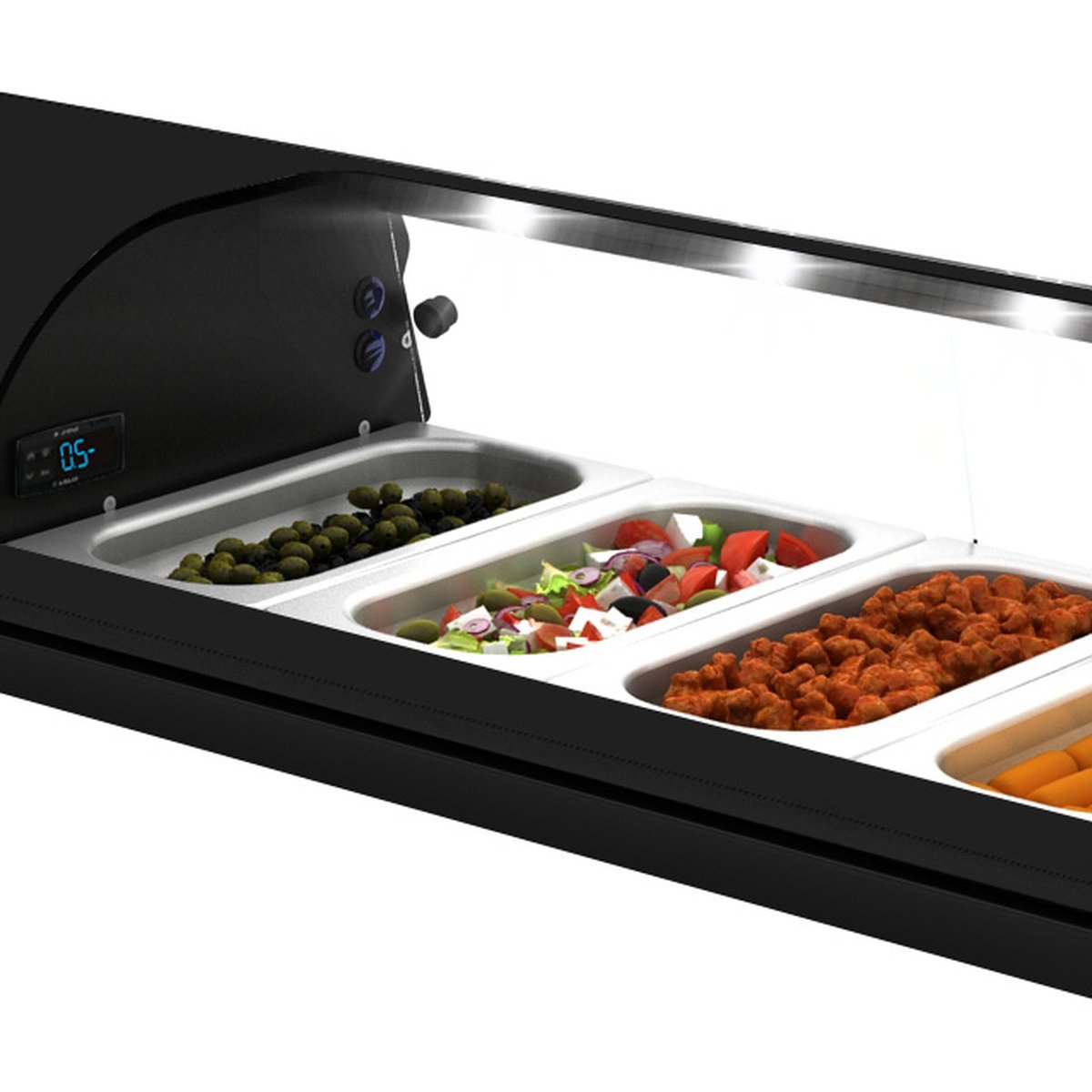 Royal Cooling Tapas 4 Kompressor links 4x GN 1/3 x 40 mm