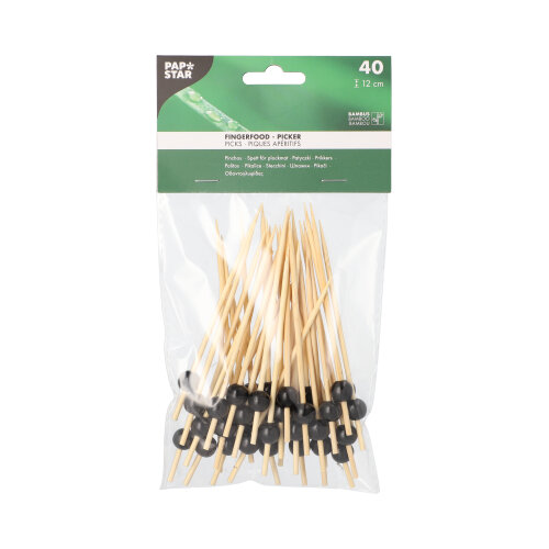 36000 Fingerfood - Picker 12 cm "Black Pearl"