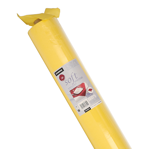 4 Tischdecke, stoffähnlich, Vlies "soft selection" 25 m x 1,18 m gelb