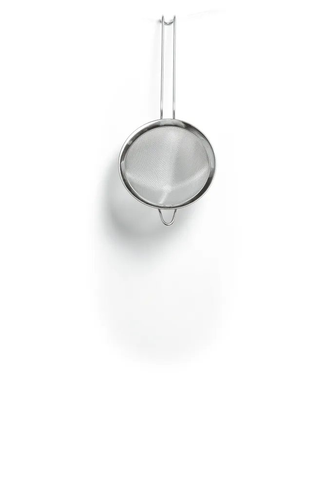 Spitzsieb, feinmaschig, 415x160x(H)105mm Spitzsieb, feinmaschig, 415x160x(H)105mm