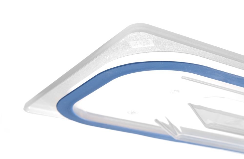 Gastronorm Deckel, luftdicht verschließbar, HENDI, GN 1/1, Transparent, 530x325mm Gastronorm Deckel, luftdicht verschließbar, HENDI, GN 1/9, Transparent, 176x108mm