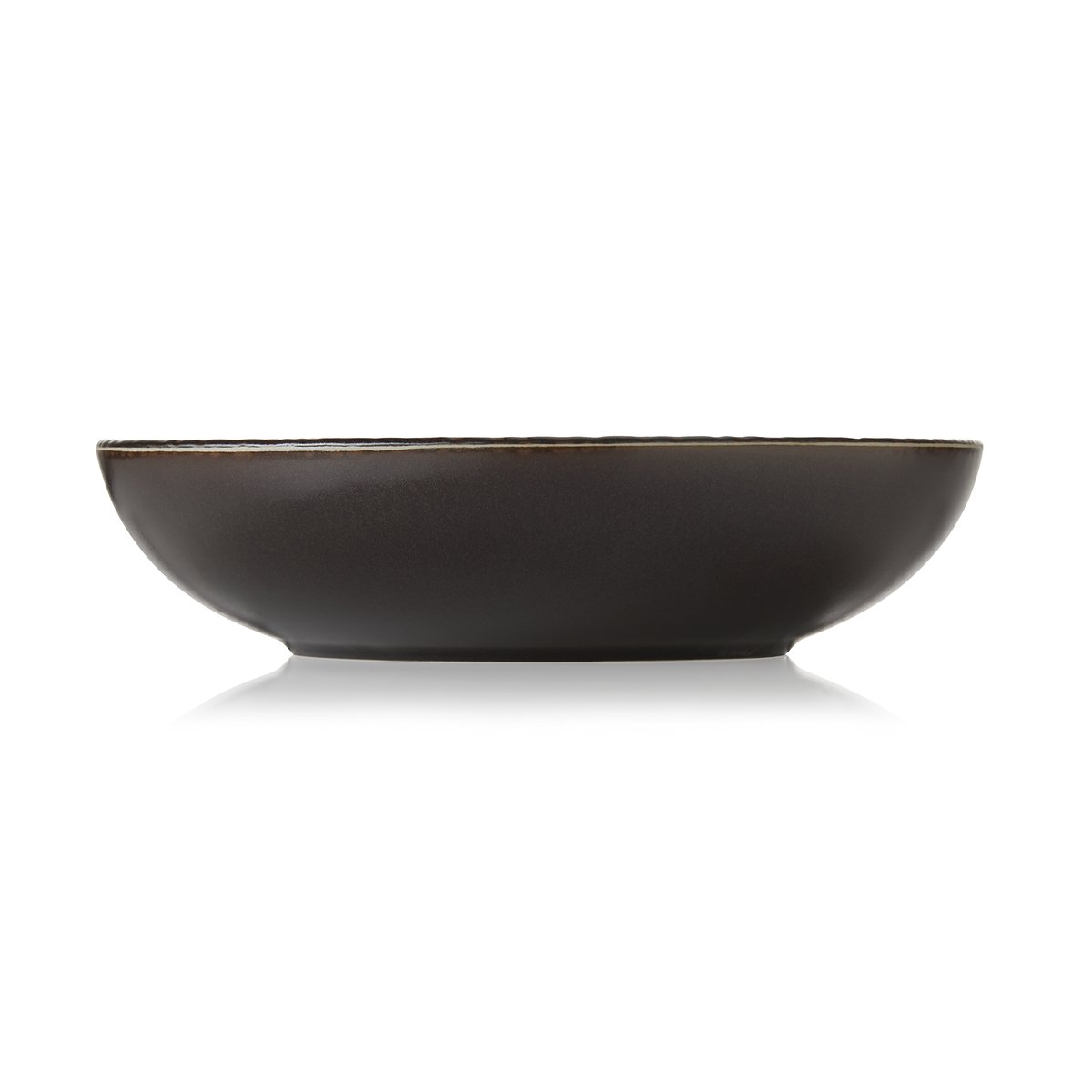 Schale ROCKZZERO, Ø 28 cm, 2 ltr., metallic brown, Steinzeug