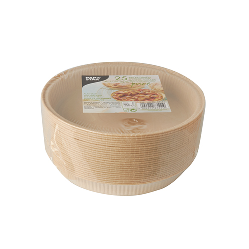 4800 Backformen "pure" 600 ml Ø 19,7 cm · 2,7 cm braun