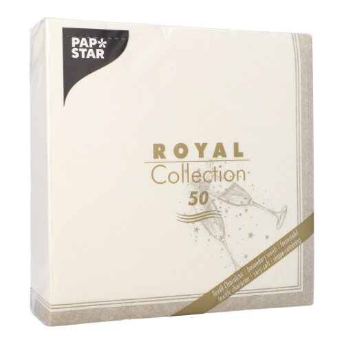 250 Servietten "ROYAL Collection" 1/4-Falz 40 cm x 40 cm gold "Festivities" 12500 Servietten "ROYAL Collection" 1/4-Falz 40 cm x 40 cm gold "Festivities"