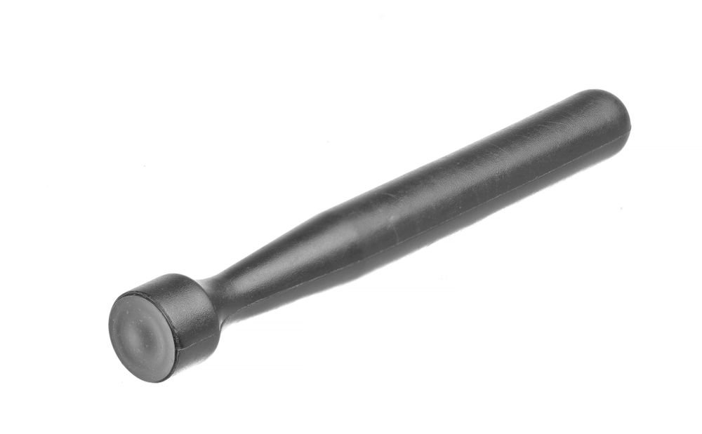 Cocktail-Stößel, BarUp, sternförmig gezahnt, Schwarz, ⌀34x207mm