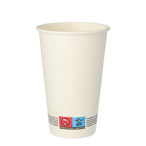 12000 Trinkbecher, Pappe "To Go" 0,3 l Ø 8 cm · 11,7 cm weiss