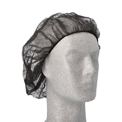 14000 "WORK-INN/PS" Barett-Hauben, Vlies Ø 52 cm schwarz