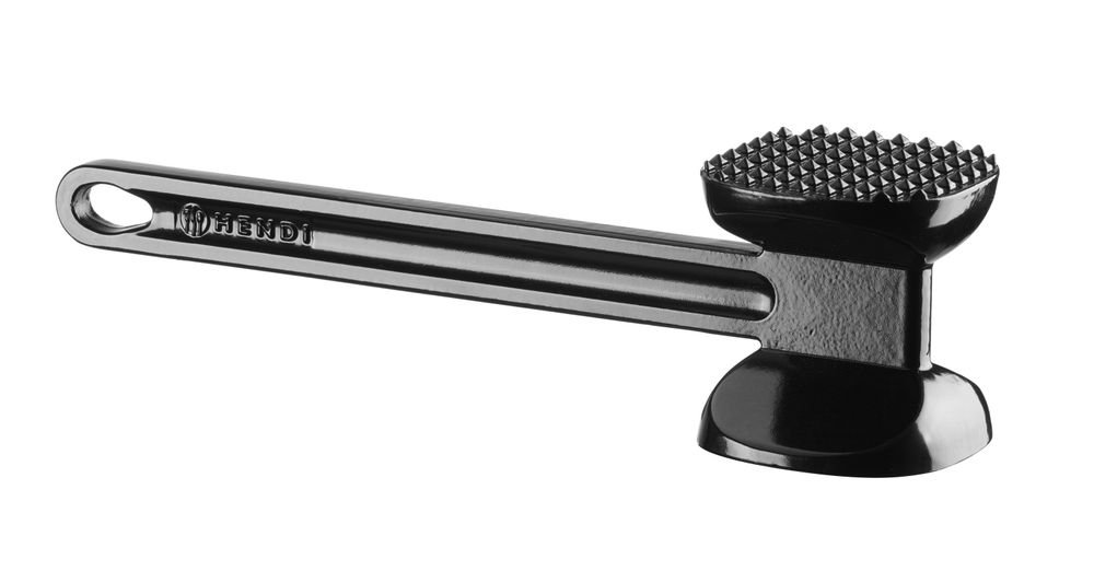 Fleischklopfer XL, HENDI, Schwarz, 300x80x(H)80mm Fleischklopfer XL, HENDI, Schwarz, 300x80x(H)80mm