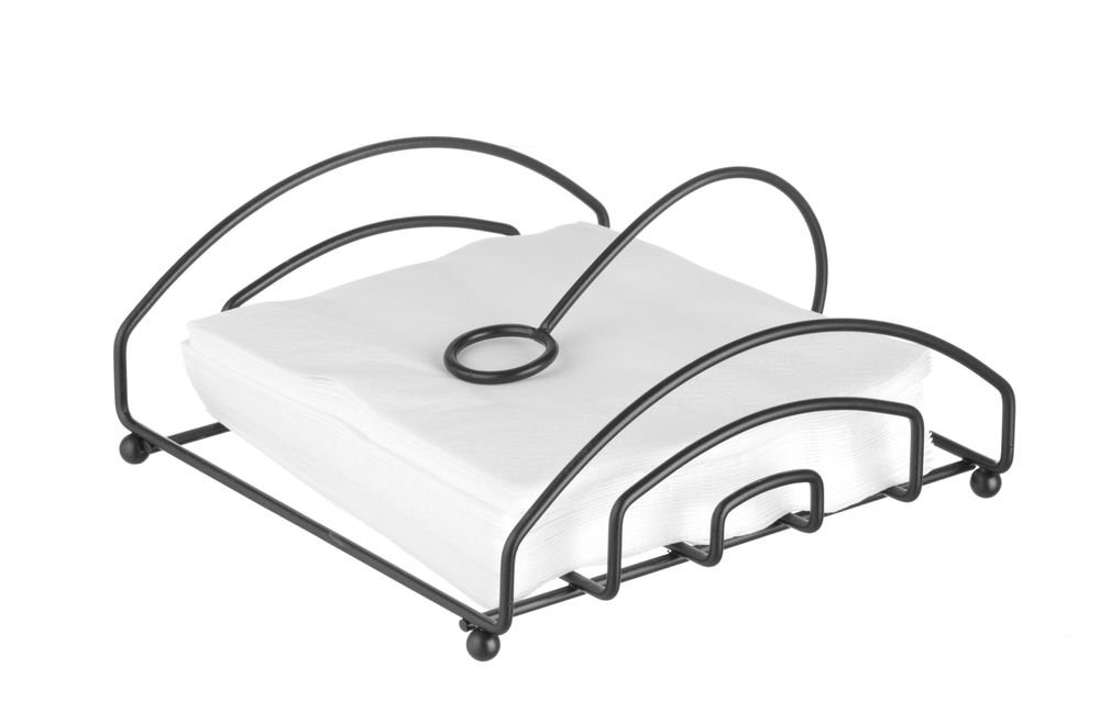 Serviettenhalter, schwarz, HENDI, 205x210mm Serviettenhalter, schwarz, HENDI, 205x210mm