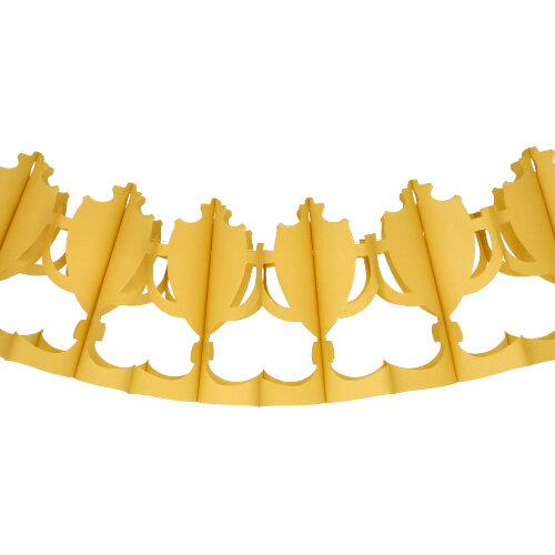 10 Motiv-Girlande 3 m gold "Pokal" schwer entflammbar 960 Motiv-Girlande 3 m gold "Pokal" schwer entflammbar