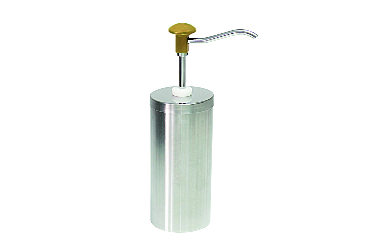 Druckknopf Dosierspender - 2 Liter, gelb Druckknopf Dosierspender - 2 Liter, gelb