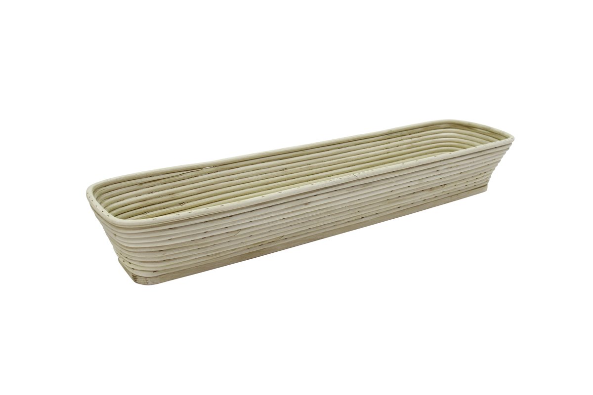 Brotform / Gärkorb lang, eckiger Kopf