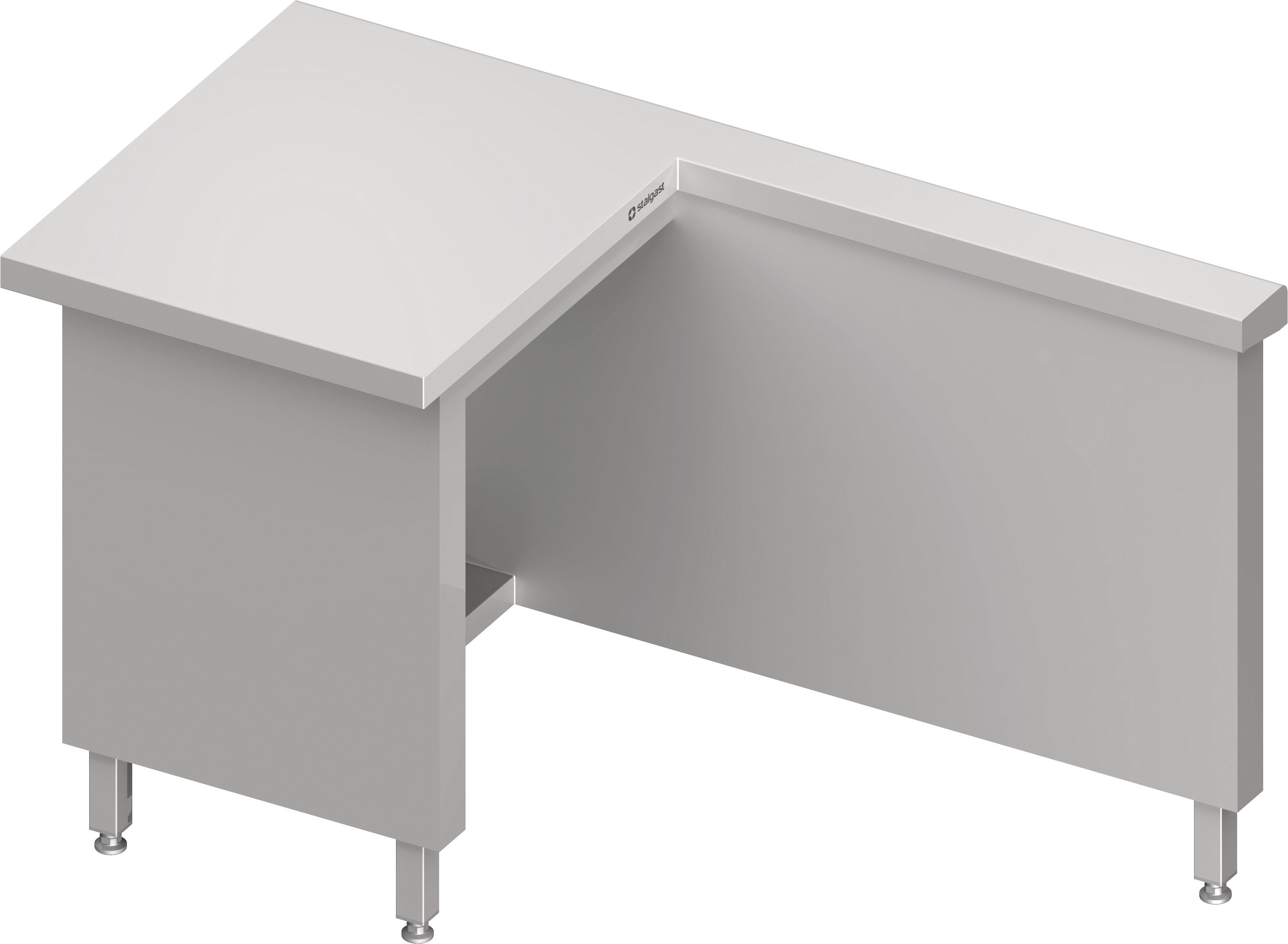 Kassenstation "Free Flow" Arbeitsbereich links 1400x735x880 mm Granitabdeckung "Standard G1"