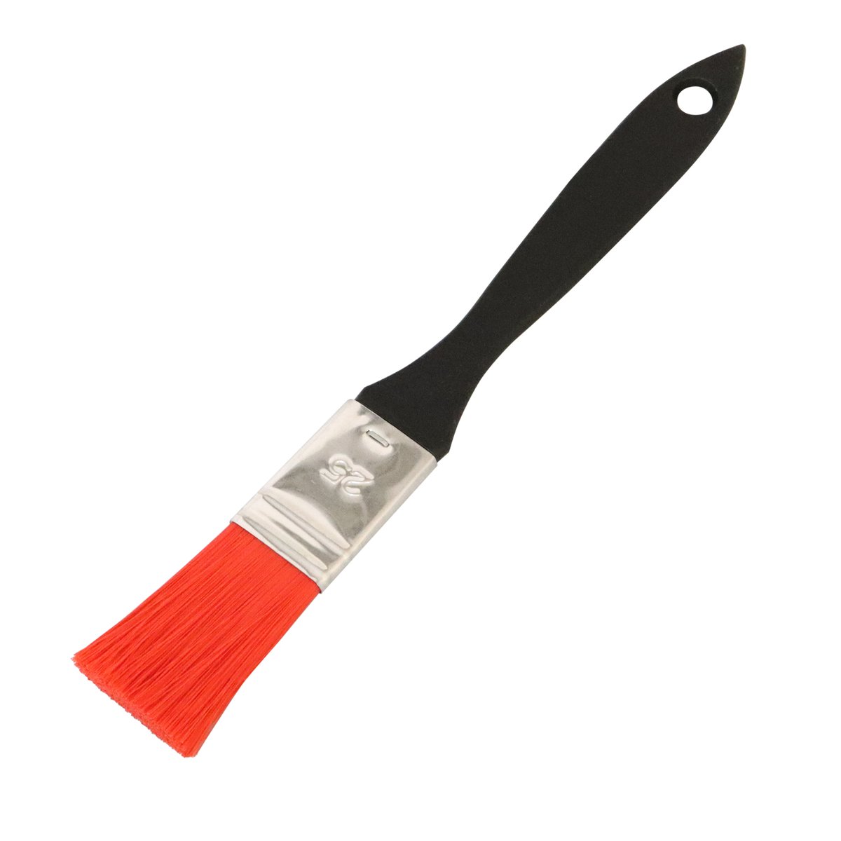 Bäckerpinsel mit rotem Nylonbesatz