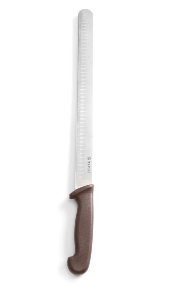 Schinken-/ Lachsmesser, HENDI, Braun, (L)490mm