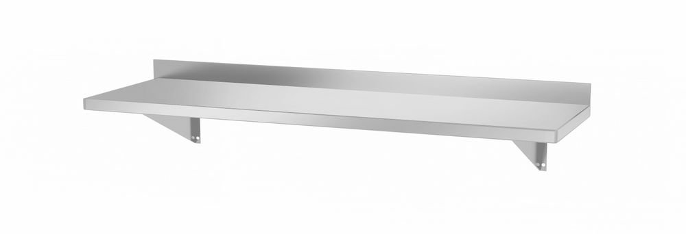 Wandablage, mit 2 Halterungen, HENDI, 1000x300x(H)250mm Wandablage, mit 2 Halterungen, HENDI, 1000x300x(H)250mm