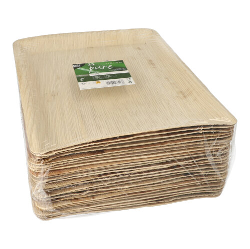 1875 Tabletts, Palmblatt "pure" eckig 2 cm x 26 cm x 32 cm