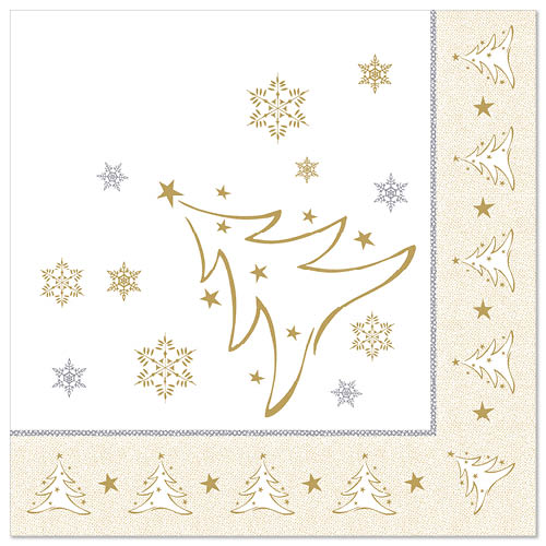 250 Servietten "ROYAL Collection" 1/4-Falz 40 cm x 40 cm gold "X-Mas Elegance" 12500 Servietten "ROYAL Collection" 1/4-Falz 40 cm x 40 cm gold "X-Mas Elegance"