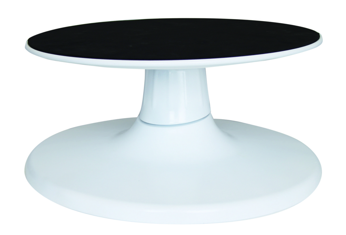 Torten- und Dekorierplatte, drehbar