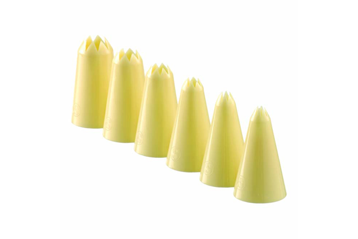 Sterntüllenset 6-teilig, SB-Sterntüllenset 6-tlg., PP