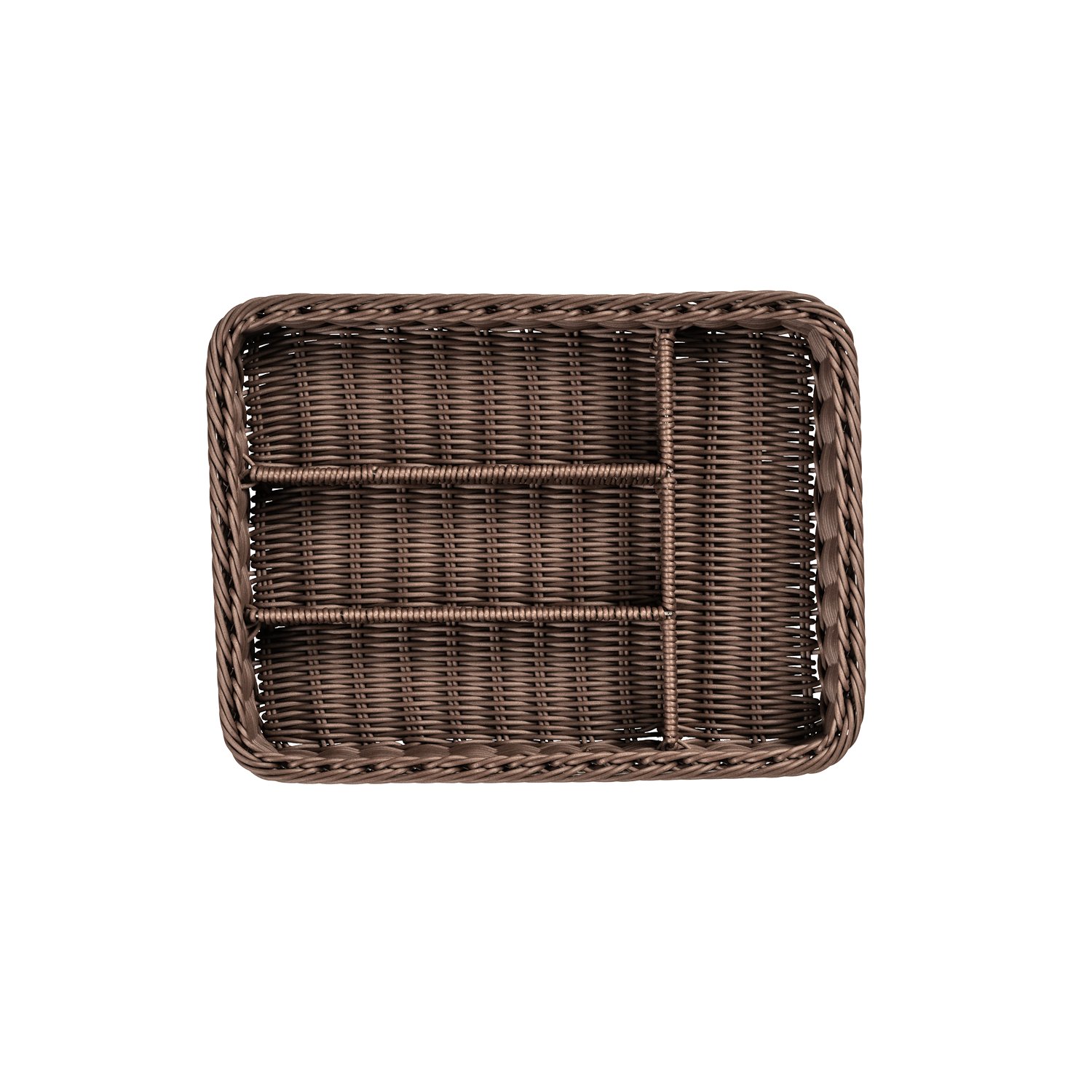 Besteckkorb 40 x 30 x 6,5 cm, braun Besteckkorb 40 x 30 x 6,5 cm, braun