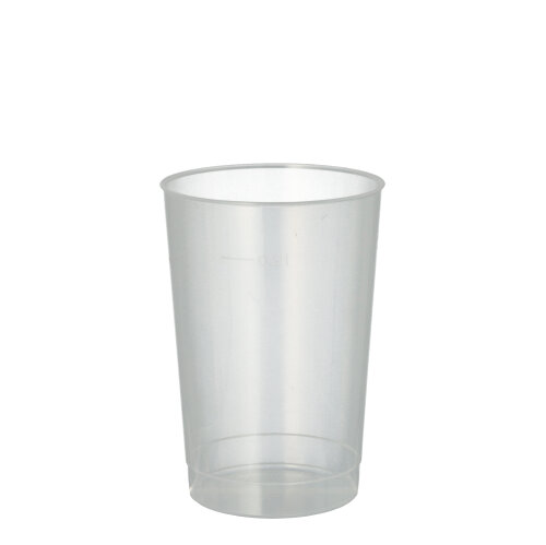 12800 Mehrweg-Trinkbecher PP 0,2 l Ø 6,8 cm · 9,8 cm transluzent unzerbrechlich