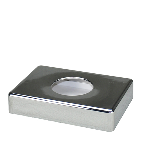 Medi-Inn® Halter 13,8 cm x 9,7 cm x 2,6 cm chrom für Hygienebeutelbox