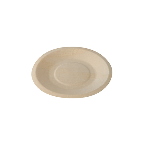 25500 Fingerfood - Teller, Holz "pure" rund Ø 14 cm · 2 cm
