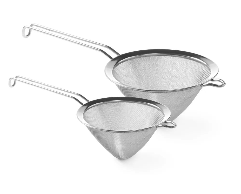 Spitzsieb, feinmaschig, 415x160x(H)105mm Spitzsieb, feinmaschig, 415x160x(H)105mm