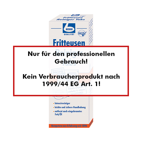 6144 "Dr. Becher" Fritteusen Reiniger Tabs weiss