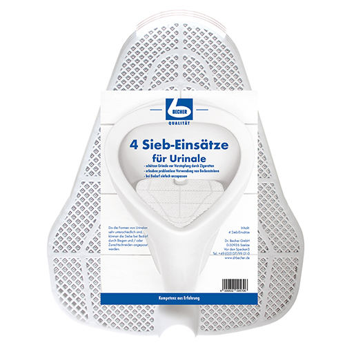Dr. Becher Siebeinsätze für Urinale Dr. Becher Siebeinsätze für Urinale